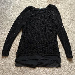Black Sparkly Sweater